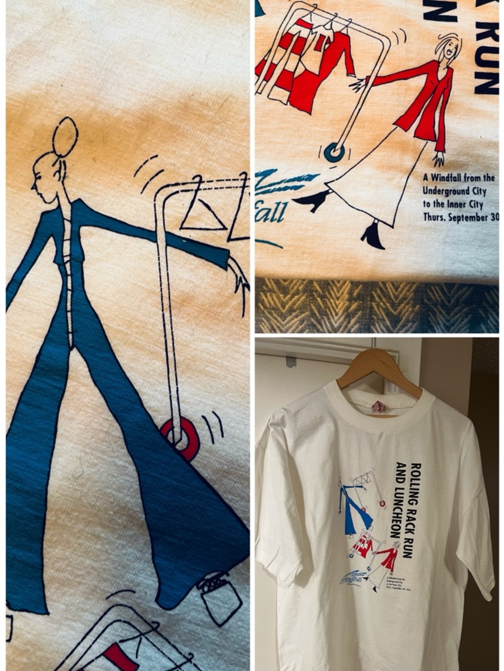 Vintage 90s Graphic Men’s fashionista fundraiser  T-Shirt